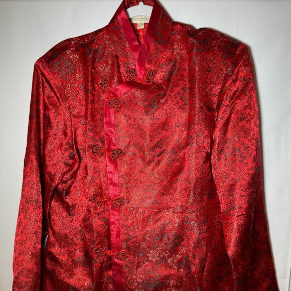 Oriental Jacket | Red | Woman Size 18 - Picture 1 of 5